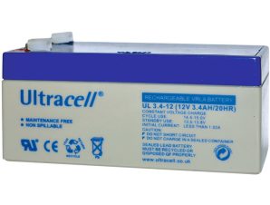 Μπαταρίες μολύβδου Ultracell 12V 3.4Ah F1