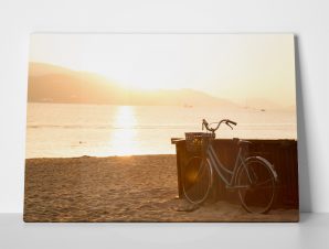 Πίνακας BICYCLE ON BEACH