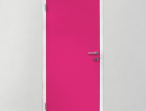 Αυτοκολλητο πορτας χρωμα Φουξια