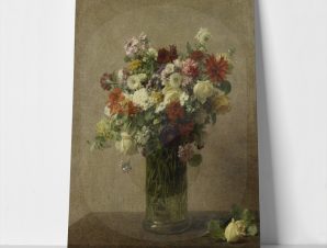 Πίνακας HENRI FANTIN – FLOWERS FROM NORMANDY