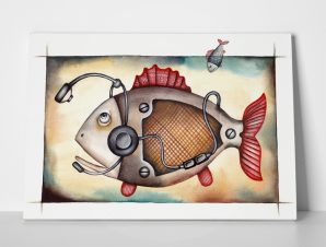 Πίνακας ALLEGORY TELEPHONE FISH