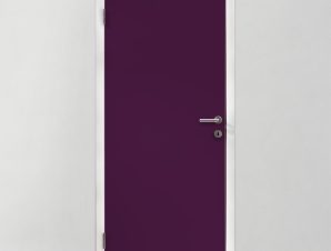 Αυτοκόλλητο πόρτας χρώμα Μελιτζανί