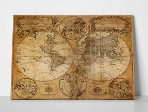 Πίνακας OLD WORLD MAP 1746