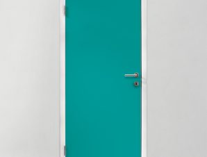 Αυτοκόλλητο πόρτας χρώμα Τυρκουάζ