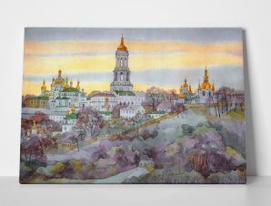 Πίνακας WATERCOLOR EDIFICES OF KIEV