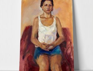 Πίνακας YOUNG WOMAN SITTING