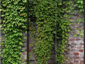 Διαχωριστικό με 3 τμήματα – Brick and ivy [Room Dividers]