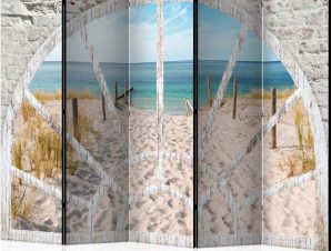 Διαχωριστικό με 5 τμήματα – Window View – Beach II [Room Dividers]