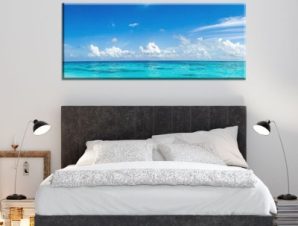 Ορίζοντας, Θάλασσα & Ουρανός, Ελλάδα, Πίνακες σε καμβά, 100 x 40 εκ.