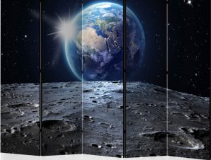 Διαχωριστικό με 5 τμήματα – View of the Blue Planet II [Room Dividers]