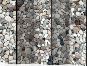 Διαχωριστικό με 5 τμήματα – Beach Pebbles II [Room Dividers]