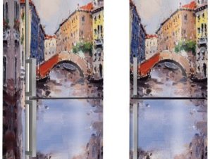 Βενετία ελαιογραφία, Πόλεις – Ταξίδια, Αυτοκόλλητα ψυγείου, 50 x 85 εκ.