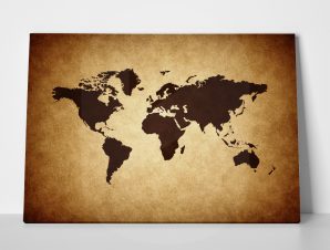 Πίνακας GRUNGE WORLD MAP