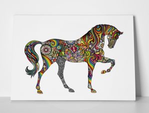 Πίνακας HORSE RAINBOW
