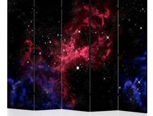 Διαχωριστικό με 5 τμήματα – space – stars II [Room Dividers]