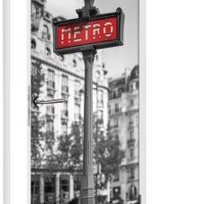 Μετρό στο Παρίσι, Πόλεις – Ταξίδια, Αυτοκόλλητα πόρτας, 60 x 170 εκ.