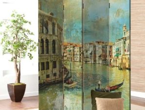 Καταπληκτική Βενετία, Ζωγραφική, Παραβάν, 80 x 180 εκ. [Δίφυλλο]