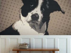 Χαριτωμένος σκύλος, Κόμικς, Ταπετσαρίες Τοίχου, 100 x 100 εκ.