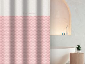Κουρτίνα Μπάνιου Guy Laroche Tokyo Dusty Pink 240×185