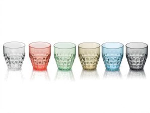 Ποτήρια Νερού – Αναψυκτικού Tiffany Σετ 6τμχ 350ml Χρωματιστά Guzzini